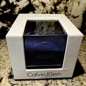 Calvin Klein navy blue tie